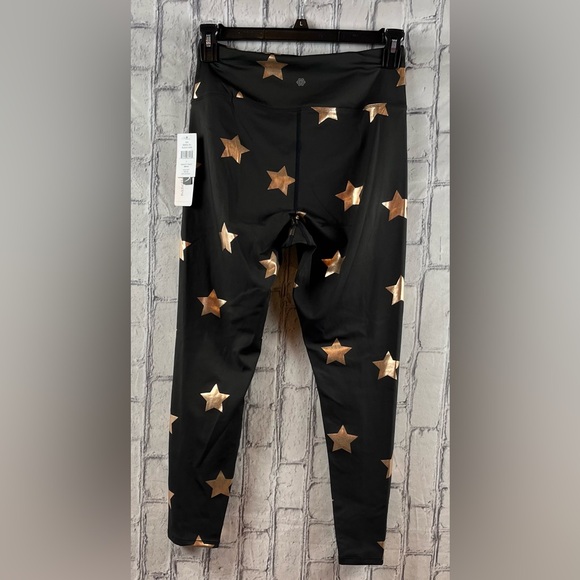 Nanette Lepore Size:L Women Play Compression Leggings Black/ Rose Gold Pocket - Picture 11 of 11